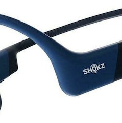 Shokz OpenRun Bone Conduction Bluetooth Handsfree Ακουστικά με Αντοχή στον Ιδρώτα Μπλε