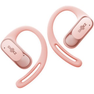 Shokz OpenFit Air Open Ear Bluetooth Handsfree Ακουστικά με Αντοχή στον Ιδρώτα και Θήκη Φόρτισης Ροζ