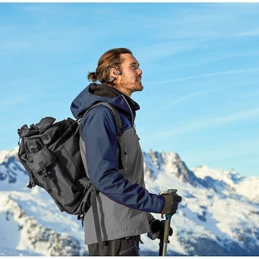 Shokz OpenRun Pro 2 Bone Conduction Bluetooth Handsfree Ακουστικά με Αντοχή στον Ιδρώτα Μαύρα