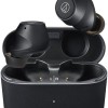 Audio Technica ATH-CKS30TW+ In-ear Bluetooth Handsfree Ακουστικά με Αντοχή στον Ιδρώτα και Θήκη Φόρτισης Matt Black