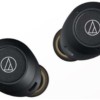 Audio Technica ATH-CKS30TW+ In-ear Bluetooth Handsfree Ακουστικά με Αντοχή στον Ιδρώτα και Θήκη Φόρτισης Matt Black