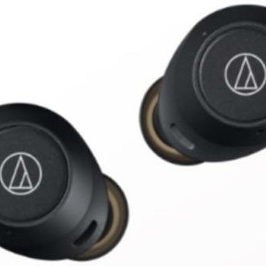 Audio Technica ATH-CKS30TW+ In-ear Bluetooth Handsfree Ακουστικά με Αντοχή στον Ιδρώτα και Θήκη Φόρτισης Matt Black