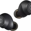 Audio Technica ATH-CKS30TW+ In-ear Bluetooth Handsfree Ακουστικά με Αντοχή στον Ιδρώτα και Θήκη Φόρτισης Matt Black