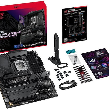 Asus ROG Strix Z890-E Gaming WIFI Motherboard ATX με Intel 1851 Socket 90MB1IM0-M0EAY0