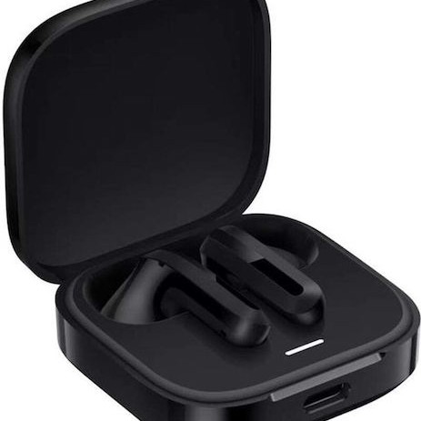 Xiaomi Redmi Buds 6 Active Bluetooth Handsfree Ακουστικά με Αντοχή στον Ιδρώτα και Θήκη Φόρτισης Μαύρα