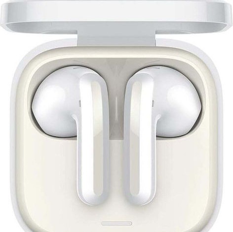 Xiaomi Redmi Buds 6 Active Bluetooth Handsfree Ακουστικά με Αντοχή στον Ιδρώτα και Θήκη Φόρτισης Λευκά