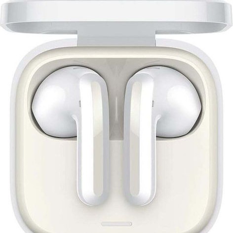 Xiaomi Redmi Buds 6 Active Bluetooth Handsfree Ακουστικά με Αντοχή στον Ιδρώτα και Θήκη Φόρτισης Λευκά
