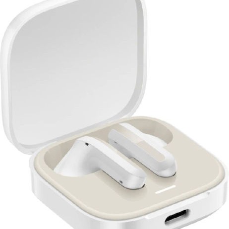Xiaomi Redmi Buds 6 Active Bluetooth Handsfree Ακουστικά με Αντοχή στον Ιδρώτα και Θήκη Φόρτισης Λευκά