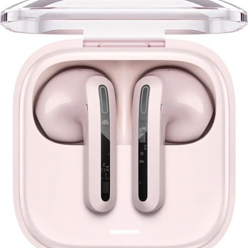 Xiaomi Redmi Buds 6 Active Bluetooth Handsfree Ακουστικά με Αντοχή στον Ιδρώτα και Θήκη Φόρτισης Ροζ