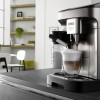 De'Longhi Magnifica Evo Αυτόματη Μηχανή Espresso 1450W Πίεσης 15bar για Cappuccino με Μύλο Άλεσης Ασημί