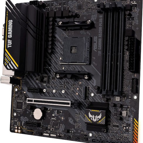 Asus TUF Gaming A520M-Plus II Motherboard Micro ATX με AMD AM4 Socket 90MB17G0-M0EAY0