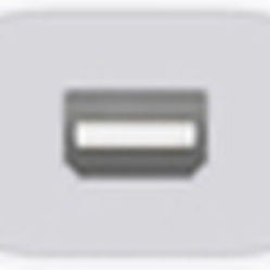 Apple Μετατροπέας Thunderbolt 3 male σε Thunderbolt 2 female Λευκό 1τμχ (MYH93ZM/A)