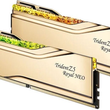 G.Skill Trident Z5 Royal Neo EXPO RGB DDR5 32GB RAM με 2x16GB Modules και Ταχύτητα 6000 για Desktop