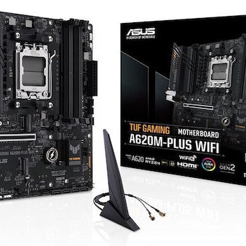 Asus TUF Gaming A620M Plus Wifi Motherboard Micro ATX με AMD AM5 Socket 90MB1F00-M0EAY0