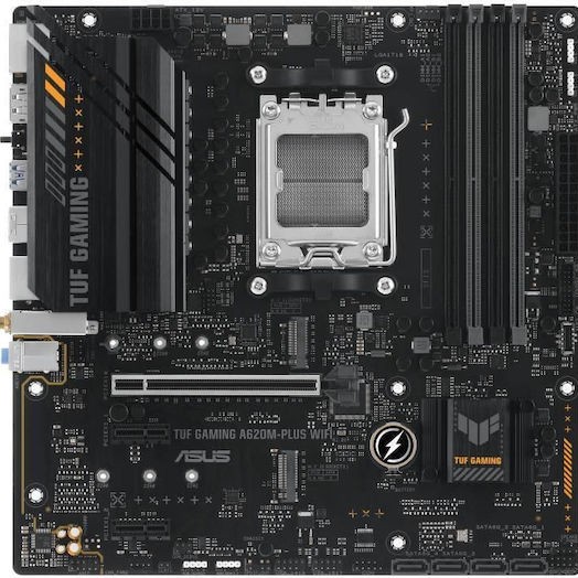 Asus TUF Gaming A620M Plus Wifi Motherboard Micro ATX με AMD AM5 Socket 90MB1F00-M0EAY0