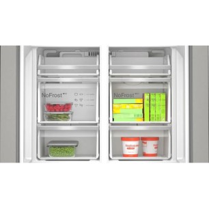 Bosch Ψυγείο Ντουλάπα 574lt Total NoFrost Υ183xΠ90.5xΒ73.1εκ. Inox KFD96APEA