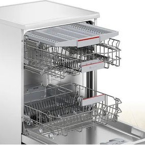 Bosch Ελεύθερο Πλυντήριο Πιάτων με Wi-Fi για 14 Σερβίτσια Home Connect Π60xY84.5εκ. Λευκό