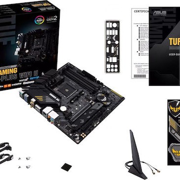 Asus TUF Gaming B550M-PLUS WIFI II Motherboard Micro ATX με AMD AM4 Socket