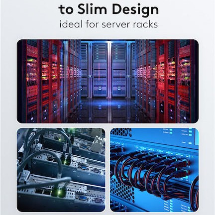 Goobay U/FTP (STP) Καλώδιο Δικτύου Ethernet 0.5m Γκρι 1τμχ