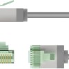 Goobay U/FTP (STP) Καλώδιο Δικτύου Ethernet 0.5m Γκρι 1τμχ