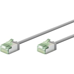 Goobay U/FTP (STP) Καλώδιο Δικτύου Ethernet 1m Γκρι 1τμχ