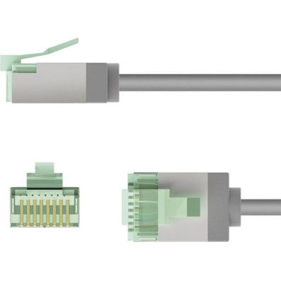Goobay U/FTP (STP) Καλώδιο Δικτύου Ethernet 5m Γκρι 1τμχ