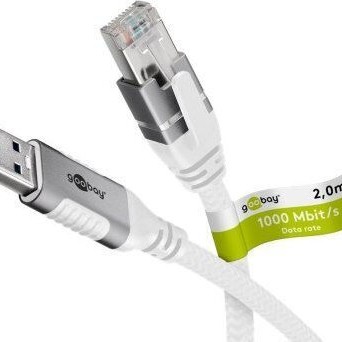 Goobay Regular USB 2.0 to micro USB Cable Λευκό 2m 1τμχ