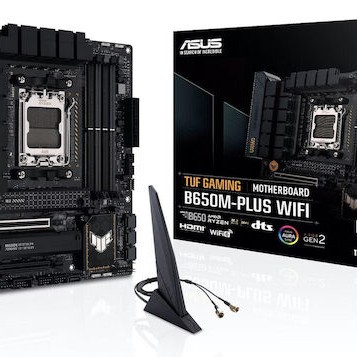 Asus TUF GAMING B650M-PLUS Motherboard Micro ATX με AMD AM5 Socket