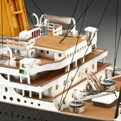 Revell 100 Years Titanic Φιγούρα Μοντελισμού Πλοίο 262 Κομματιών σε Κλίμακα 1:400 με Κόλλα και Χρώματα 67εκ.