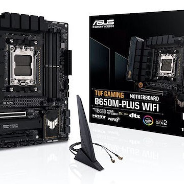 Asus TUF Gaming B650M-Plus WiFi Motherboard Micro ATX με AMD AM5 Socket 90MB1BF0-M0EAY0