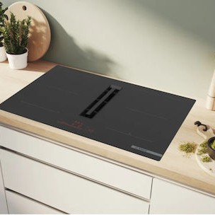 Bosch Serie 6 Smart Επαγωγική Εστία Αυτόνομη με Απορροφητήρα & Λειτουργία Κλειδώματος 80.2x52.2εκ.