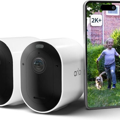 Arlo Pro 5 IP Κάμερα Παρακολούθησης Wi-Fi Full HD+ 4MP Αδιάβροχη Μπαταρίας με Αμφίδρομη Επικοινωνία