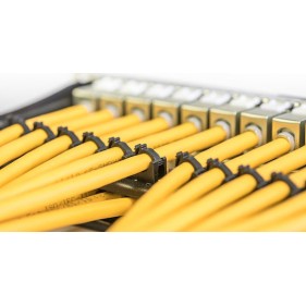 Digitus S/FTP Cat.7a Καλώδιο Δικτύου Ethernet χωρίς ακροδέκτες 100m Κίτρινο