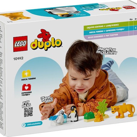 Lego Duplo Wild Animal Families: Penguins & Lions για 2+ Ετών 10τμχ