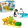 Lego Duplo Wild Animal Families: Penguins & Lions για 2+ Ετών 10τμχ