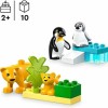 Lego Duplo Wild Animal Families: Penguins & Lions για 2+ Ετών 10τμχ