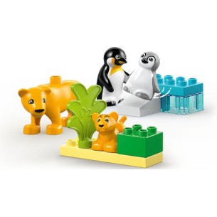 Lego Duplo Wild Animal Families: Penguins & Lions για 2+ Ετών 10τμχ