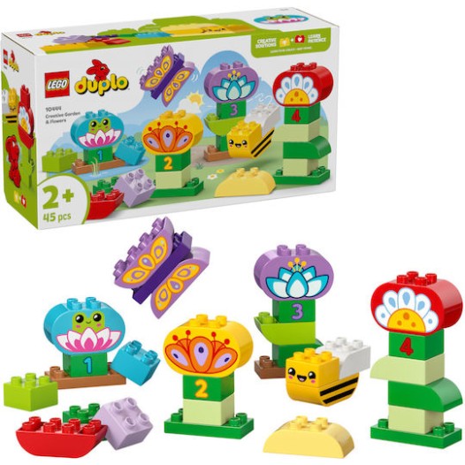 Lego Duplo Creative Garden & Flowers για 2+ Ετών 45τμχ