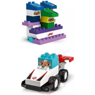 Lego Duplo Town F1 Team Race Cars & Drivers για 2+ Ετών 70τμχ