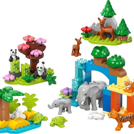 Lego Duplo Town - 3-in-1 Wild Animal Families για 2+ Ετών 92τμχ