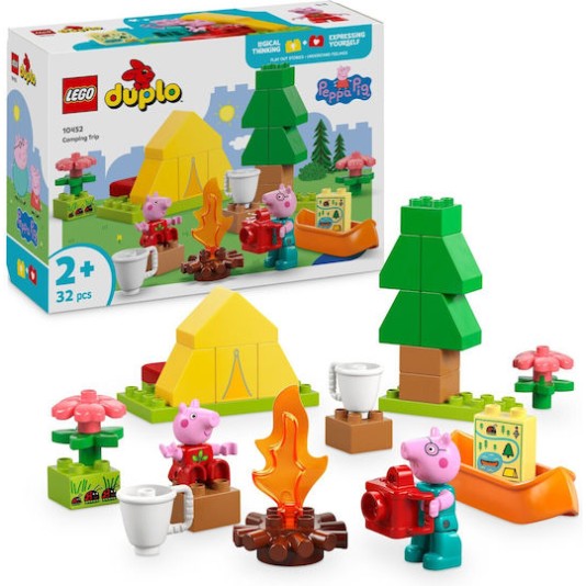 Lego Duplo Peppa Pig: Camping Trip για 2+ Ετών 32τμχ