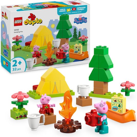 Lego Duplo Peppa Pig: Camping Trip για 2+ Ετών 32τμχ