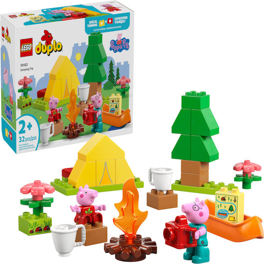 Lego Duplo Peppa Pig: Camping Trip για 2+ Ετών 32τμχ