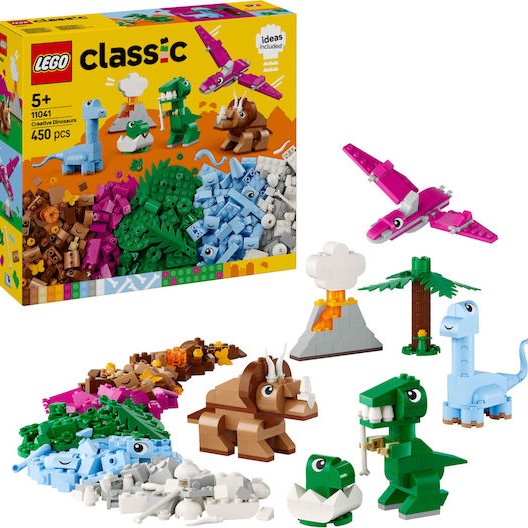 Lego Classic Creative Dinosaurs για 5+ Ετών 450τμχ