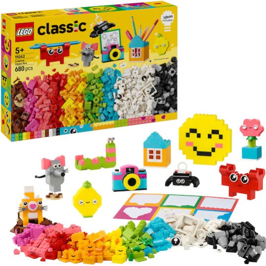 Lego Classic Creative Happy Box για 5+ Ετών 680τμχ