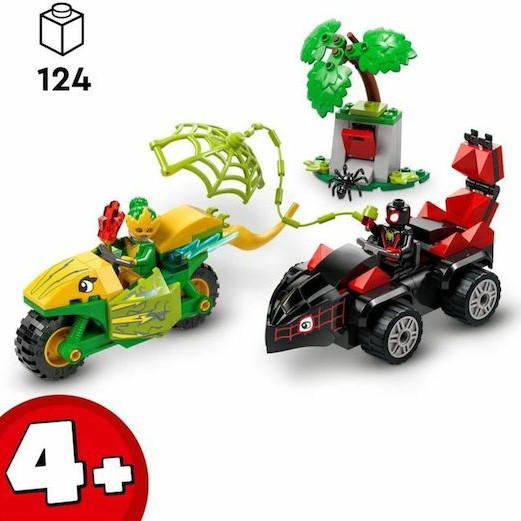 Lego Marvel Spin and Electro Dinosaur Vehicle Chase για 4+ Ετών 124τμχ