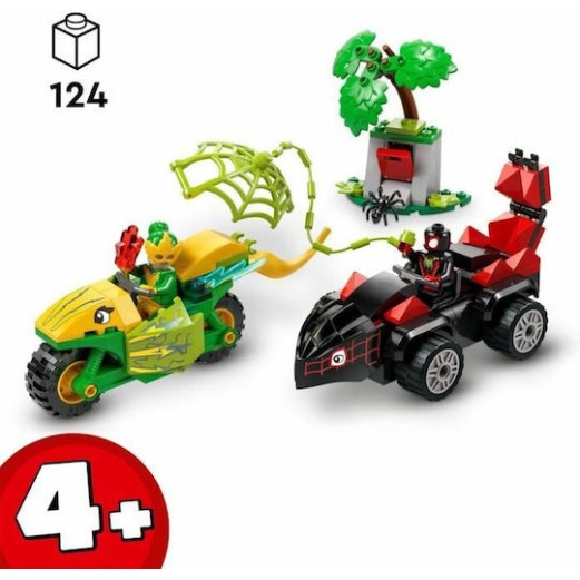 Lego Marvel Spin and Electro Dinosaur Vehicle Chase για 4+ Ετών 124τμχ