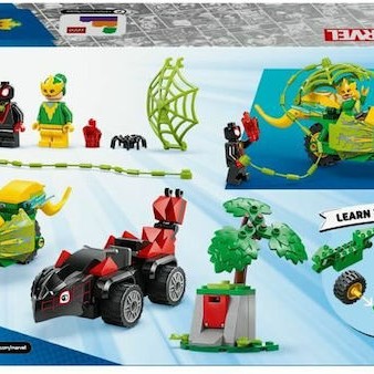 Lego Marvel Spin and Electro Dinosaur Vehicle Chase για 4+ Ετών 124τμχ