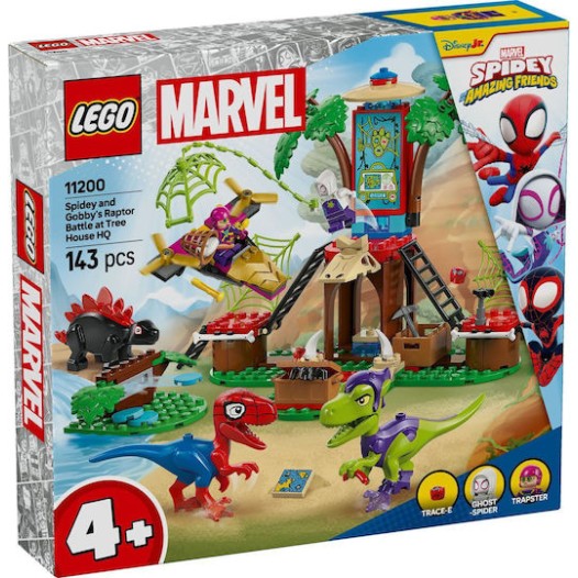 Lego Spider-Man Spidey and Gobby's Raptor Battle at Tree House HQ για 4+ Ετών 143τμχ