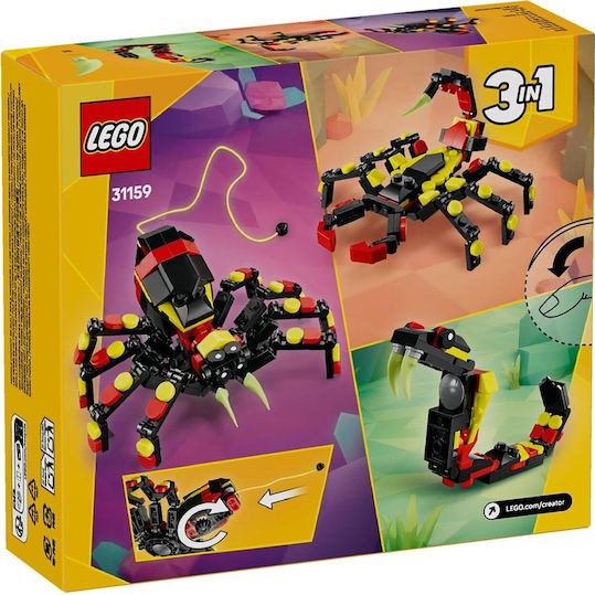 Lego Creator Wild Animals: Surprising Spider για 7+ Ετών 153τμχ